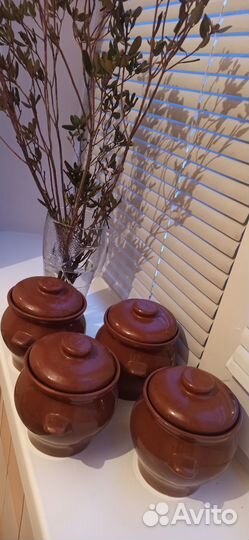 Керамические горшки