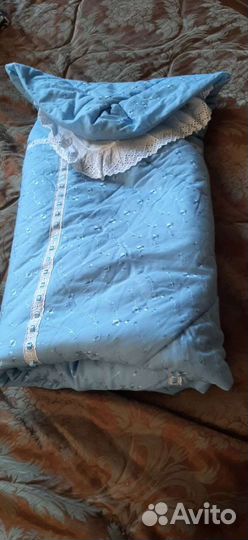 Конверт на выписку для мальчика зимний