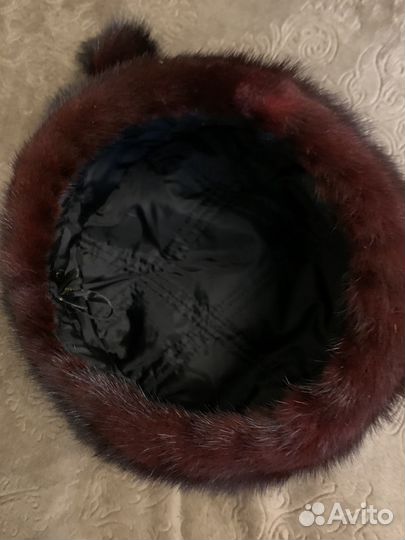 Шапка норковая новая