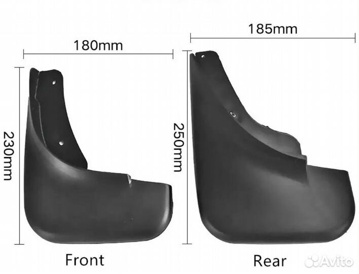 Брызговики Volkswagen Golf 4 Фольксваген Гольф lV