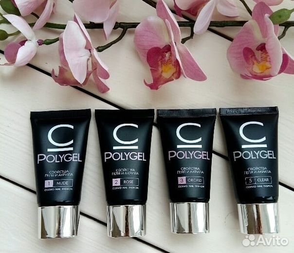 Полигель акрил гель для наращивания ногтей