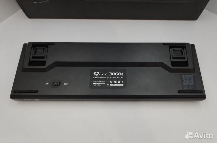 Игровая Клавиатура akko 3068B (Plus Edition, Black