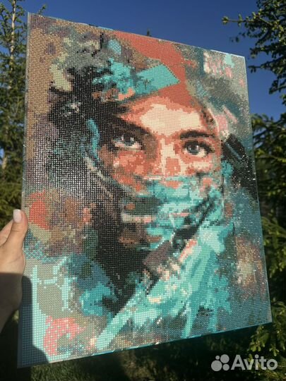 Алмазная мозаика (готовая работа )