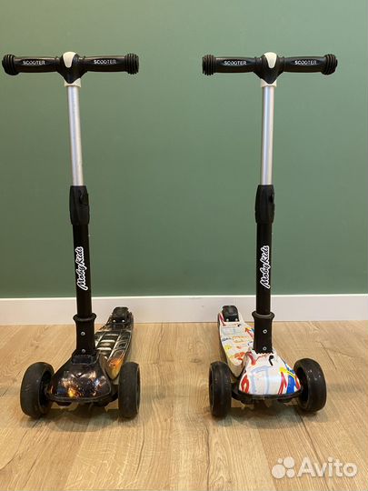 Самокат трехколесный складной Moby kids ART