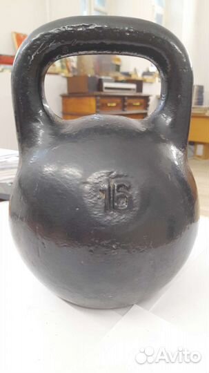 Гиря 16 кг СССР (пудовая)