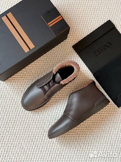 Ботинки мужские зимние zegna