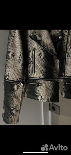 Куртка кожанка женская