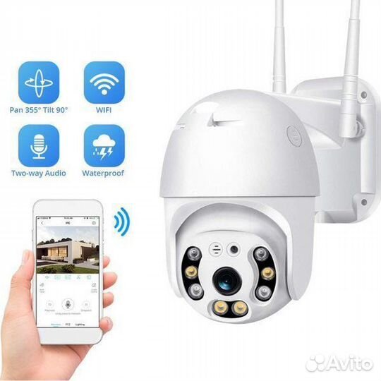 Уличная поворотная 4 мп камера R-cams-ip3ptz Wifi