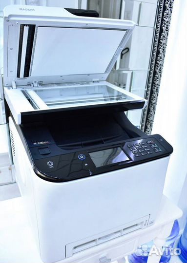 Принтер мфу лазерный ricoh sp c261sfnw