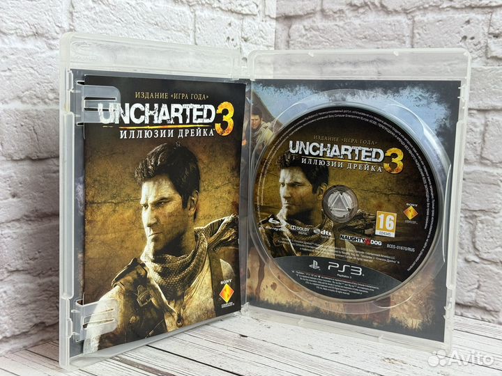 Игра Uncharted 3: Иллюзия Дрейка для PS3 Б/У