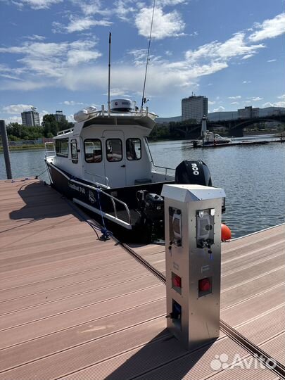 Новый кабинный алюминиевый катер KrasBoat 760 L