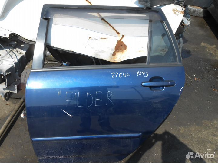 Дверь задняя на Тойота Corolla Fielder ZZE122