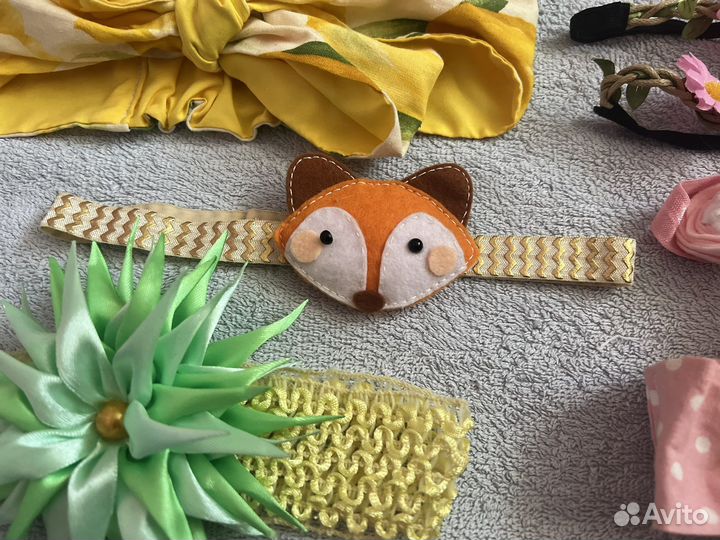 Повязки на голову для малышки, ободки для девочек