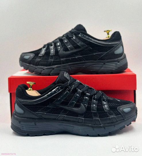 Элегантные черные кроссовки Nike P-6000