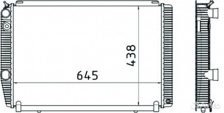 Радиатор охлаждения УАЗ Патриот