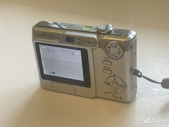 Цифровой фотоаппарат sony cyber shot dsc -w30
