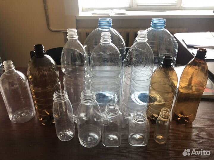 Бутылки, банки пэт, ведра пластиковые