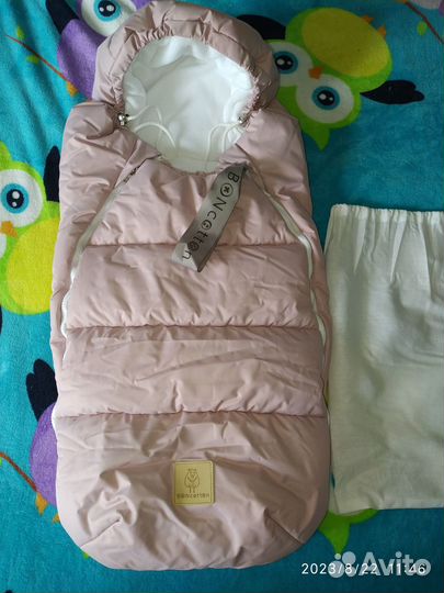 Зимний конверт в коляску