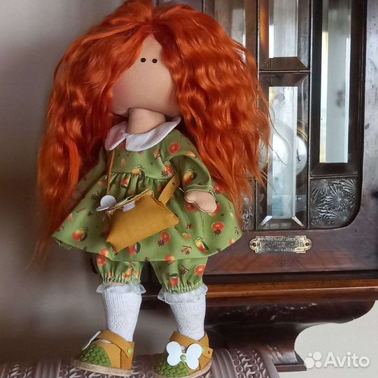 Текстильная игровая кукла Мария