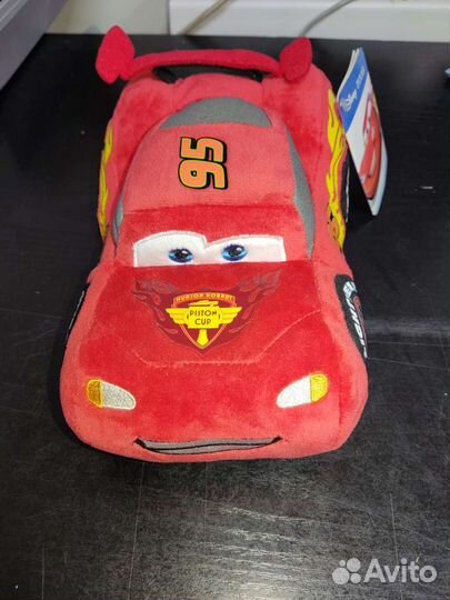 Мягкая игрушка Молния Маквин Тачки 3 Дисней