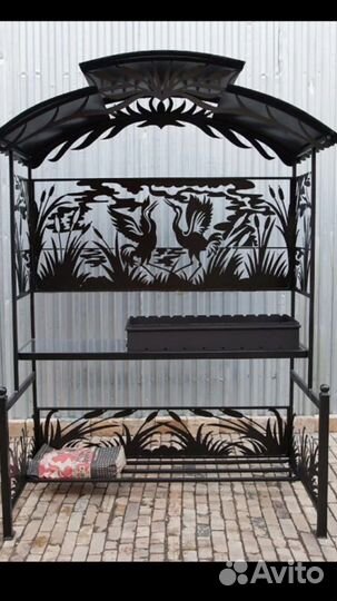 Мангал, походная печь под казан