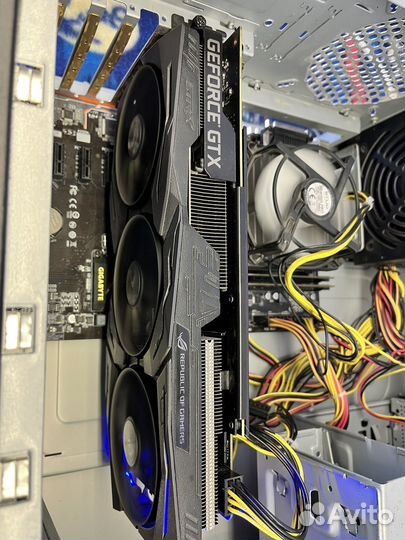 Видеокарта 1660ti rog strix