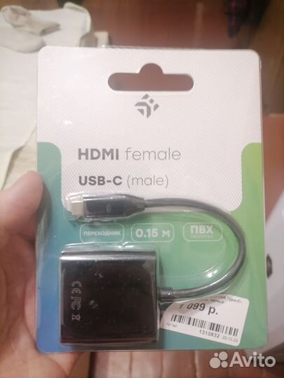 Переходник type c на hdmi