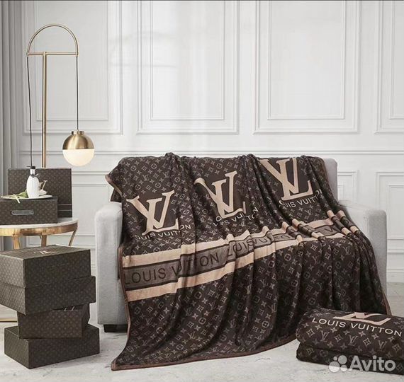 Брендовые пледы 150 на 200см. 5 видов. + коробка