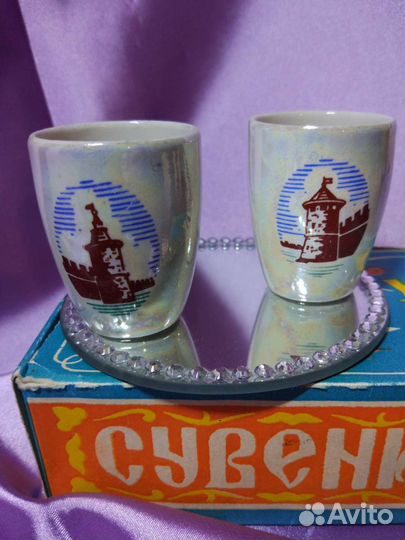 Рюмки сувенирные набор/ ссср/Нижний Новгород