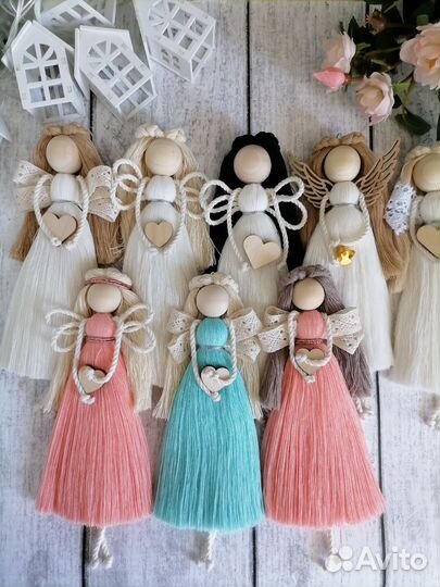 Ангел макраме подарок