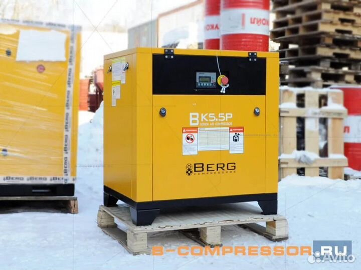 Винтовой компресор berg вк5.5р10