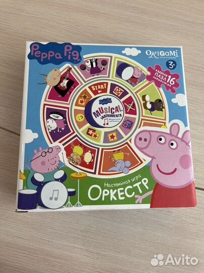 Пазлы настольная игра «Оркестр» Свинка Пеппа