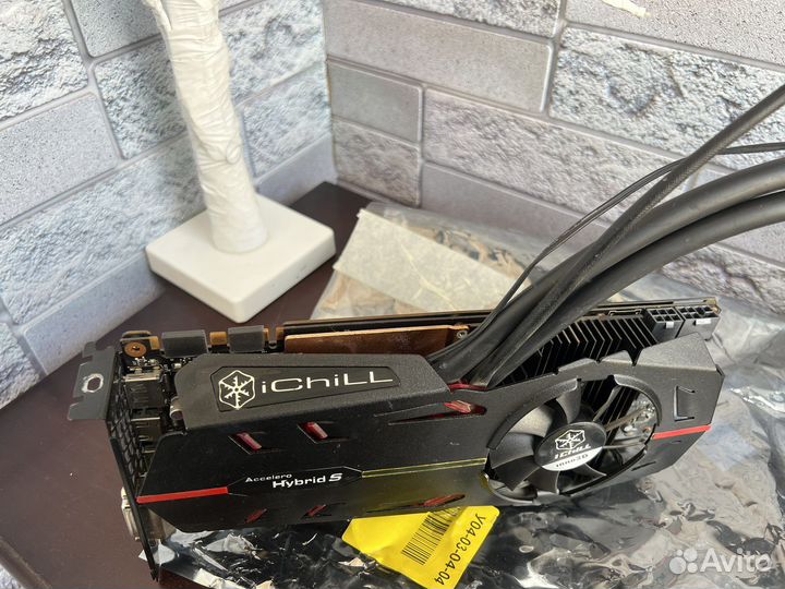 Видеокарта Gtx 1080 Inno3D iChill Black/Пломба