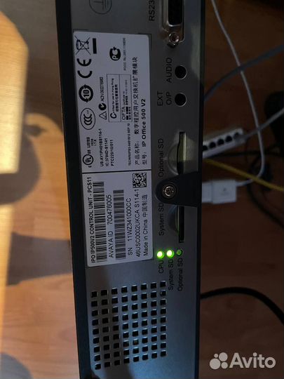 Атс Avaya IP Office 500 v2 (много лицензий,4 платы