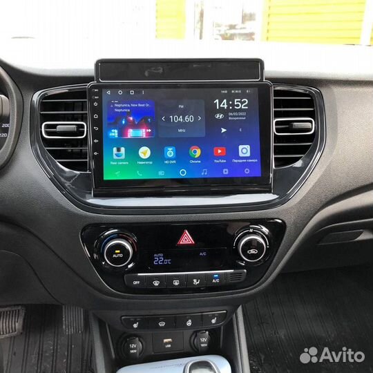 Магнитола Hyundai Solaris Teyes 2/32 с камерой