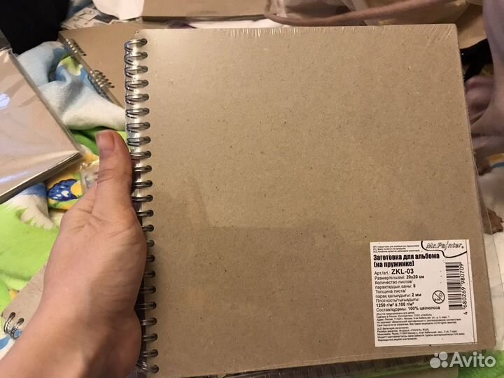 Заготовка для альбома на пружинке