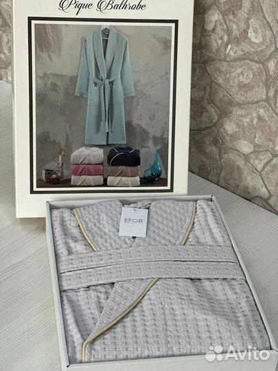 Халат вафельный Турция Efor Эфор