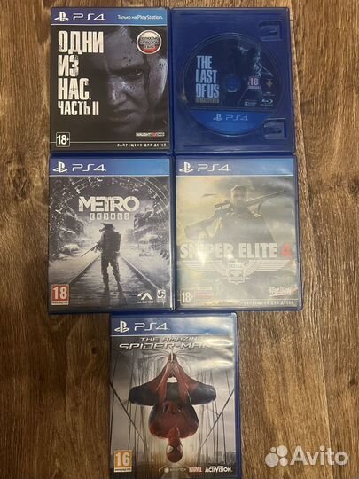 Продам игры на ps4