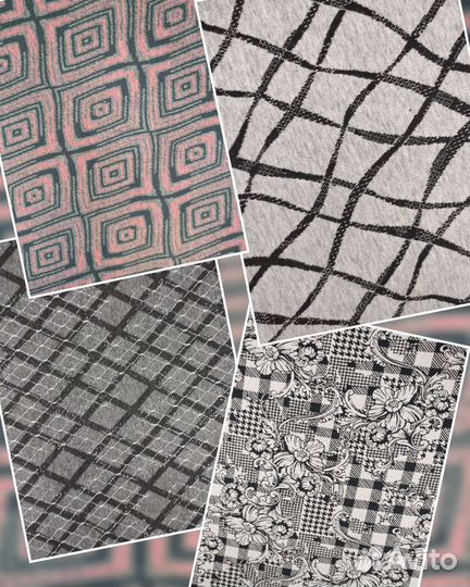 Продам поливискон жаккард интерлок с люрексом