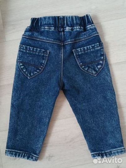 Джинсы утепленные детские