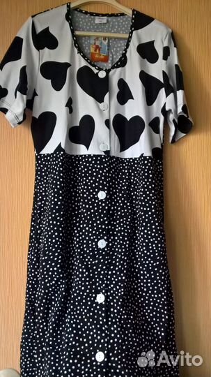 Халат женский новый, пуговицы,100 хлопок ф.Николь