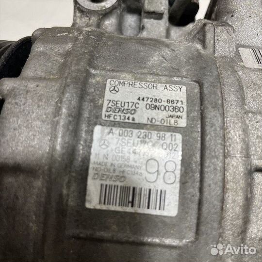 Компрессор кондиционера Мерседес М278 x166 w166