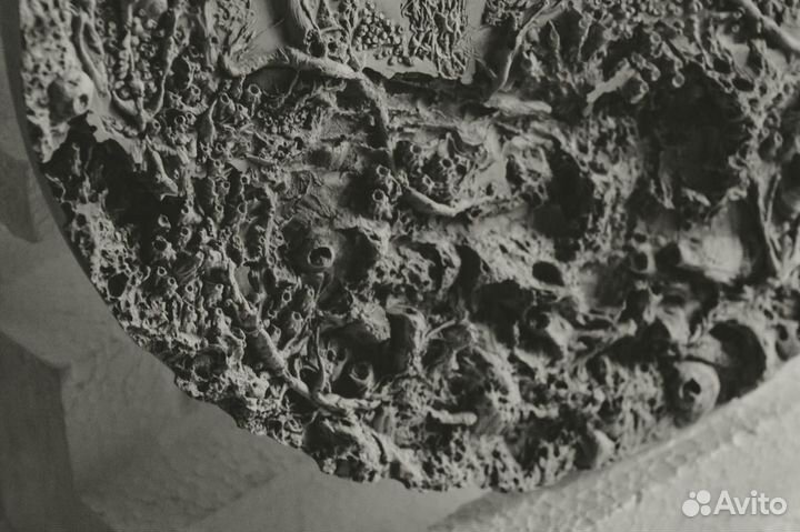 Настенное панно гипсовое морское дно