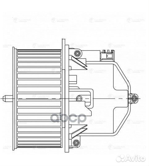 Мотор печки land rover freelander II (06) /volv