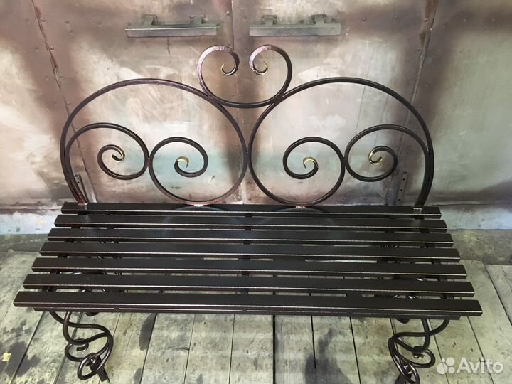 Скамейка кованая