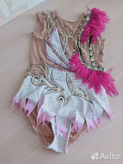 Прокат. Купальник для худ.гимнастики 128-134 р