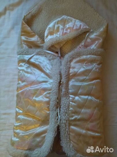 Конверт для девочки зима