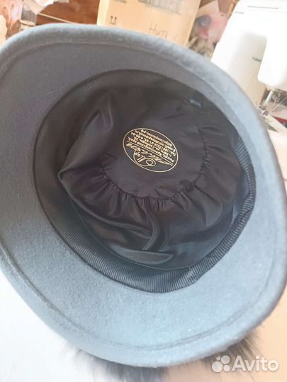 Шляпа фетровая женская