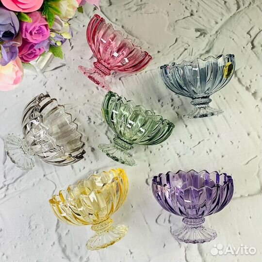 Креманки для мороженого стекло