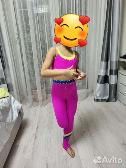 Комбинезон для выступлений худ.гимнастика/чирлидин